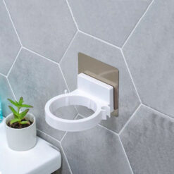 Kệ Dán Tường, Giá Treo Máy Sấy Tóc Dán Tường Tiện Dụng Cho Nhà Tắm, Sử Dụng Miếng Dán Tiên Lợi. TakyShop 4021 3 1 10