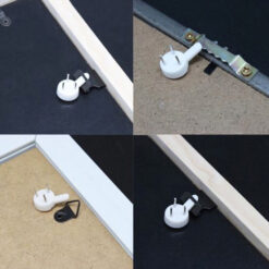 Móc Đóng Đinh 3 Chân, Móc Treo Tranh, Ảnh, Đồng Hồ, Móc An Toàn, Chắc Chắn, Dễ Dàng Sử Dụng. TakyShop 2220Set10 6 2 22